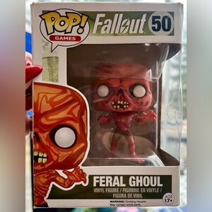 Funko Toys FERAL GHOUL #50 POP! Games FALLOUT Vinyl Figure. New/never opened.